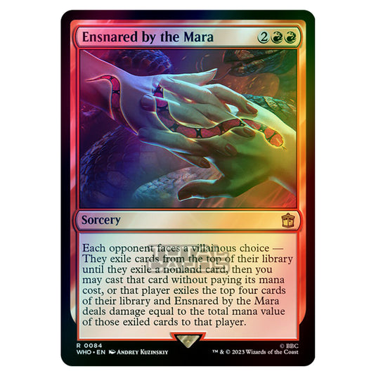 Magic The Gathering - Universes Beyond - Doctor Who - Ensnared by the Mara - 0084 (Foil)