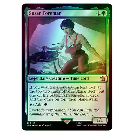 Magic The Gathering - Universes Beyond - Doctor Who - Susan Foreman - 0110 (Foil)