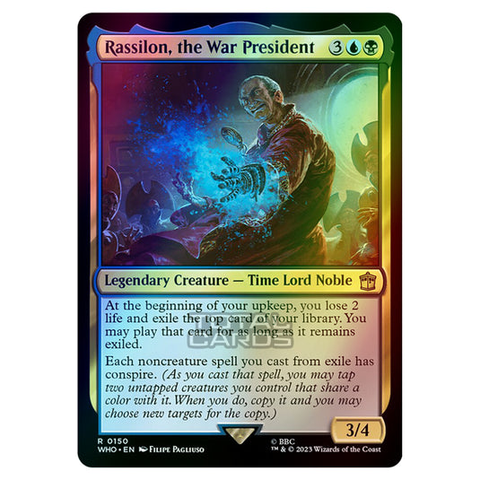 Magic The Gathering - Universes Beyond - Doctor Who - Rassilon, the War President - 0150 (Foil)