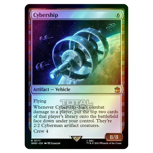 Magic The Gathering - Universes Beyond - Doctor Who - Cybership - 0177 (Foil)