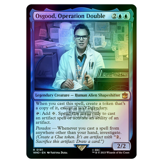 Magic The Gathering - Universes Beyond - Doctor Who - Osgood, Operation Double - 0191 (Foil)