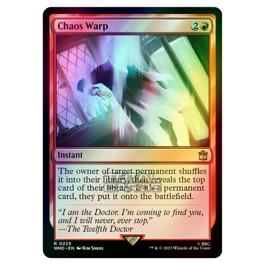 Magic The Gathering - Universes Beyond - Doctor Who - Chaos Warp - 0225 (Foil)