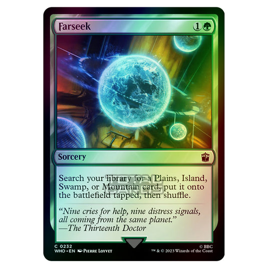 Magic The Gathering - Universes Beyond - Doctor Who - Farseek - 0232 (Foil)