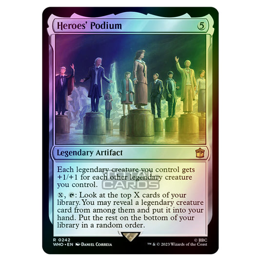 Magic The Gathering - Universes Beyond - Doctor Who - Heroes' Podium - 0242 (Foil)