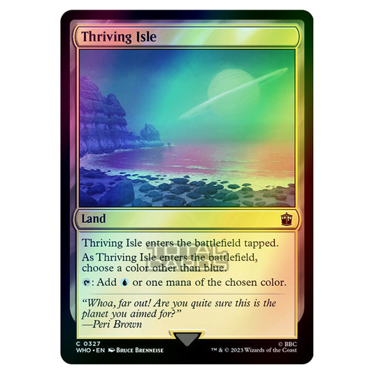 Magic The Gathering - Universes Beyond - Doctor Who - Thriving Isle - 0327 (Foil)