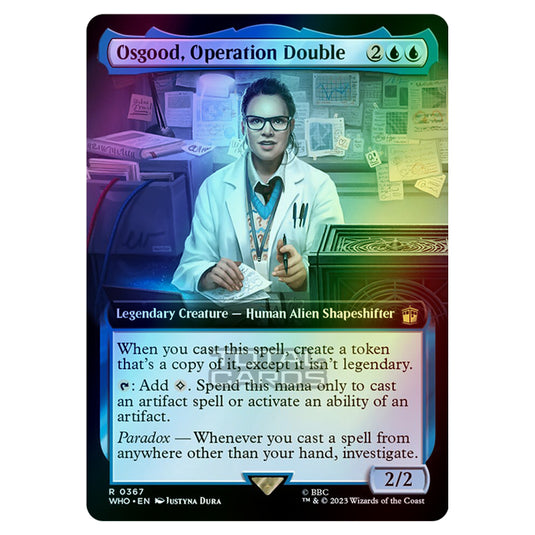 Magic The Gathering - Universes Beyond - Doctor Who - Osgood, Operation Double (Extended Art) - 0367 (Foil)