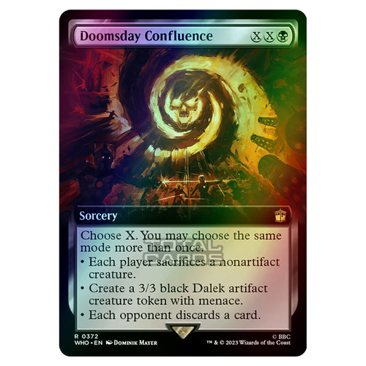 Magic The Gathering - Universes Beyond - Doctor Who - Doomsday Confluence (Extended Art) - 0372 (Foil)