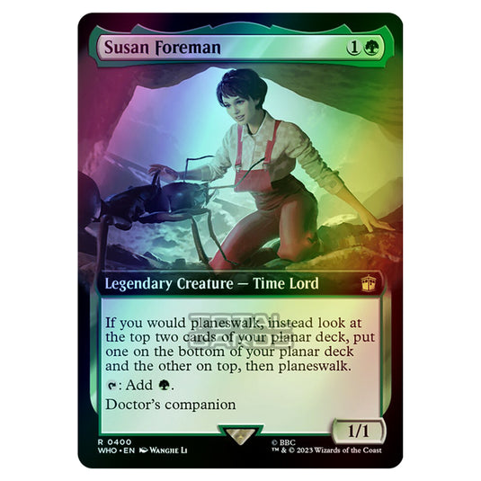 Magic The Gathering - Universes Beyond - Doctor Who - Susan Foreman (Extended Art) - 0400 (Foil)