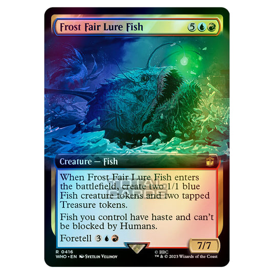 Magic The Gathering - Universes Beyond - Doctor Who - Frost Fair Lure Fish (Extended Art) - 0416 (Foil)