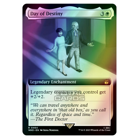 Magic The Gathering - Universes Beyond - Doctor Who - Day of Destiny (Extended Art) - 0464 (Foil)