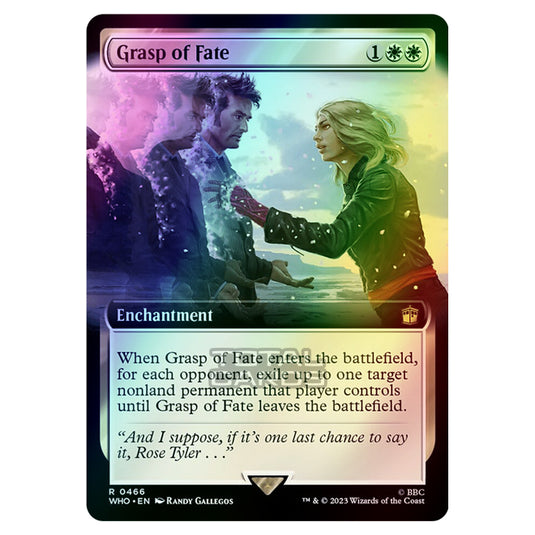 Magic The Gathering - Universes Beyond - Doctor Who - Grasp of Fate (Extended Art) - 0466 (Foil)
