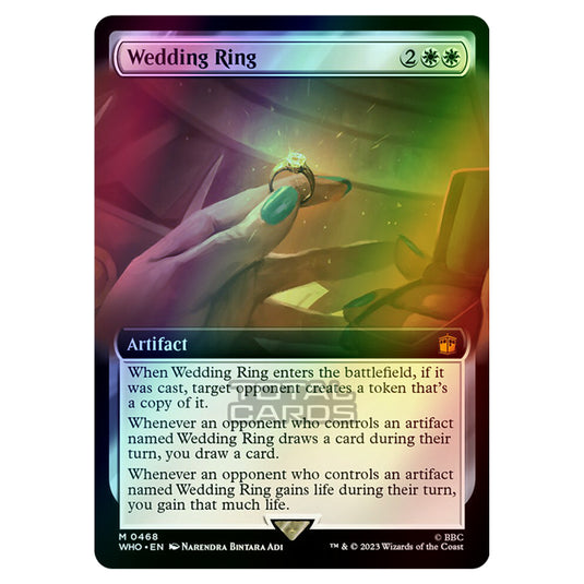 Magic The Gathering - Universes Beyond - Doctor Who - Wedding Ring (Extended Art) - 0468 (Foil)