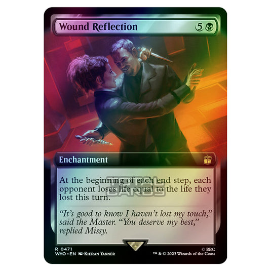 Magic The Gathering - Universes Beyond - Doctor Who - Wound Reflection (Extended Art) - 0471 (Foil)