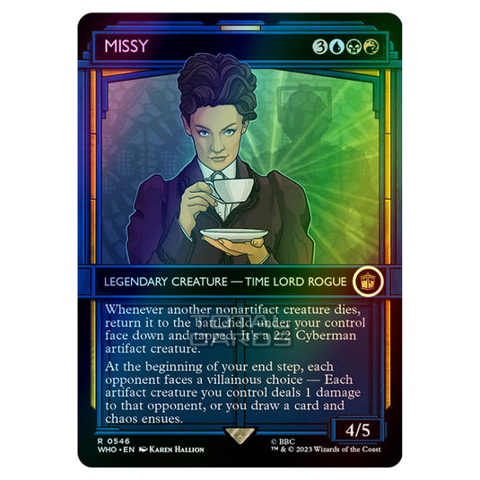 Magic The Gathering - Universes Beyond - Doctor Who - Missy (TARDIS Showcase) - 0546 (Foil)