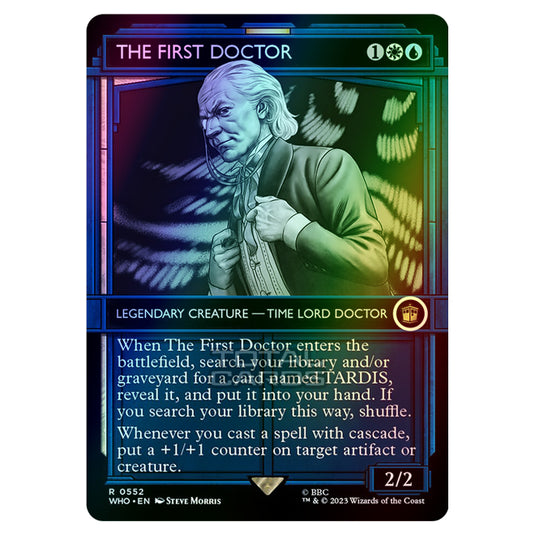 Magic The Gathering - Universes Beyond - Doctor Who - The First Doctor (TARDIS Showcase) - 0552 (Foil)