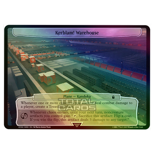 Magic The Gathering - Universes Beyond - Doctor Who - Kerblam! Warehouse (Planar Card) - 0586 (Foil)