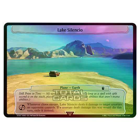 Magic The Gathering - Universes Beyond - Doctor Who - Lake Silencio (Planar Card) - 0587 (Foil)