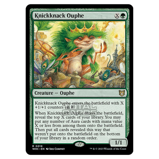 Magic The Gathering - Wilds of Eldraine - Commander - Knickknack Ouphe - 0018