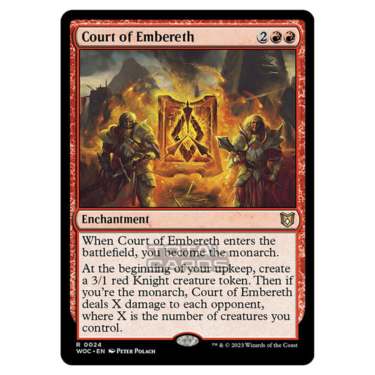 Magic The Gathering - Wilds of Eldraine - Commander - Court of Embereth - 0024