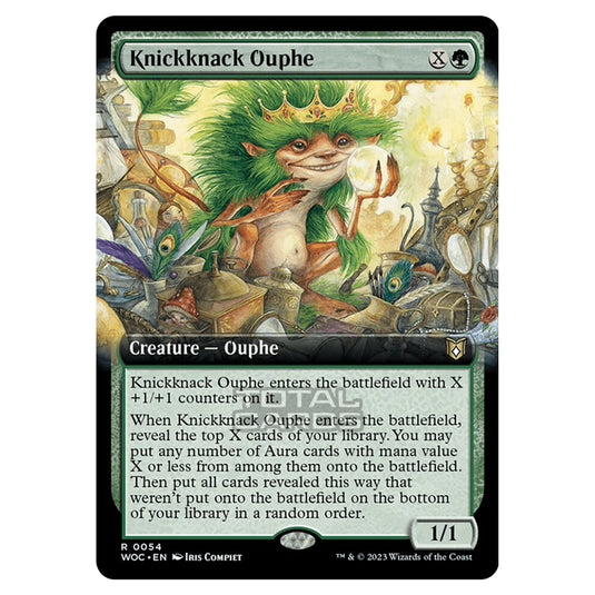 Magic The Gathering - Wilds of Eldraine - Commander - Knickknack Ouphe (Extended Art) - 0054