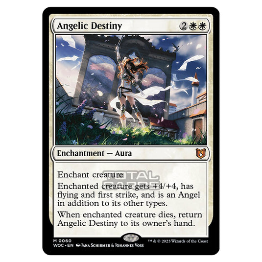 Magic The Gathering - Wilds of Eldraine - Commander - Angelic Destiny - 0060