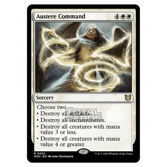 Magic The Gathering - Wilds of Eldraine - Commander - Austere Command - 0062
