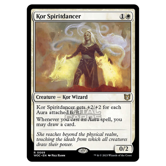 Magic The Gathering - Wilds of Eldraine - Commander - Kor Spiritdancer - 0069