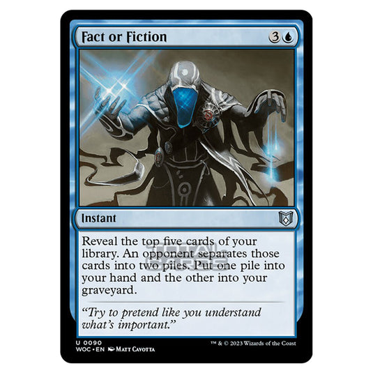 Magic The Gathering - Wilds of Eldraine - Commander - Fact or Fiction - 0090