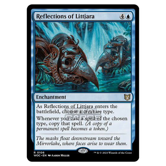 Magic The Gathering - Wilds of Eldraine - Commander - Reflections of Littjara - 0106