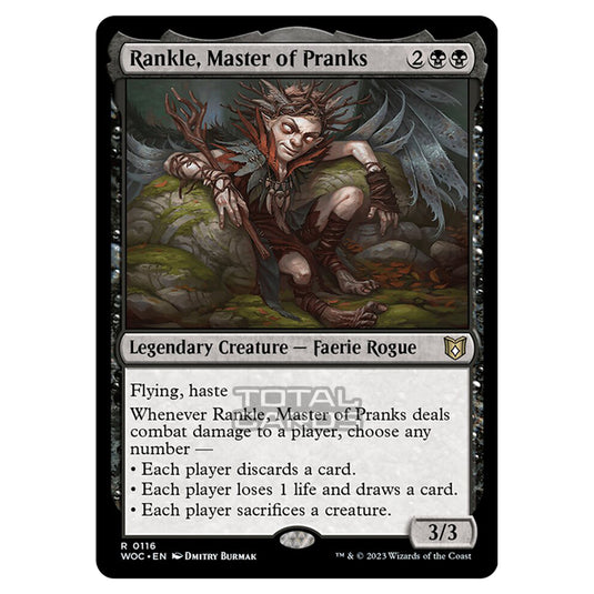 Magic The Gathering - Wilds of Eldraine - Commander - Rankle, Master of Pranks - 0116