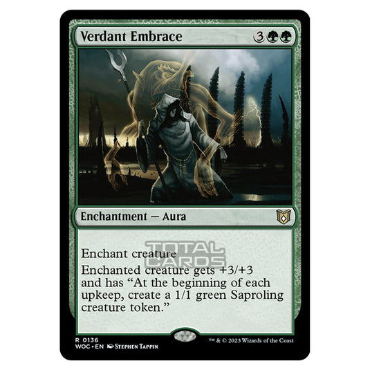 Magic The Gathering - Wilds of Eldraine - Commander - Verdant Embrace - 0136
