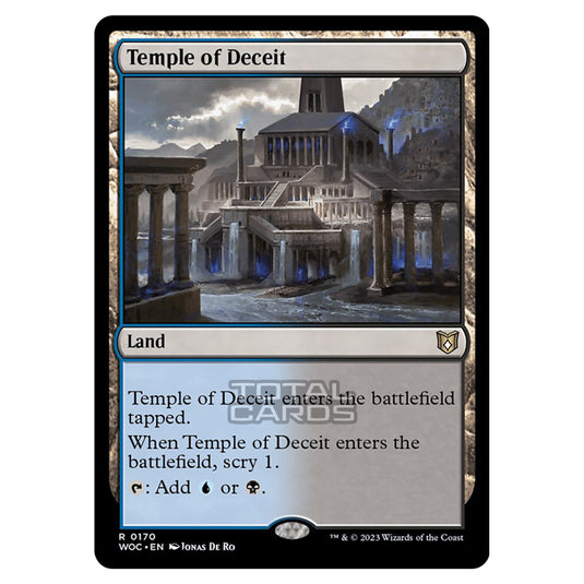 Magic The Gathering - Wilds of Eldraine - Commander - Temple of Deceit - 0170