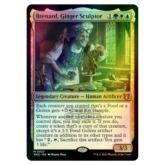 mtg brenard ginger sculptor commander deck Brenard, Ginger Sculptor