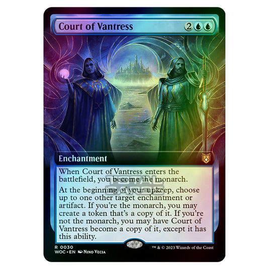 Magic The Gathering - Wilds of Eldraine - Commander - Court of Vantress (Extended Art) - 0030 (Foil)