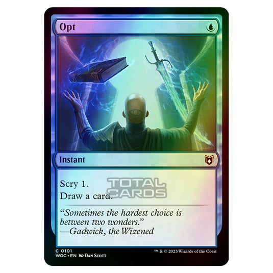 Magic The Gathering - Wilds of Eldraine - Commander - Opt - 0101 (Foil)