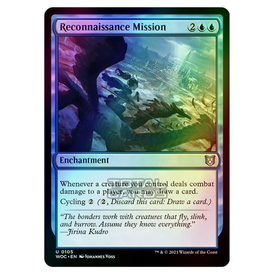 Magic The Gathering - Wilds of Eldraine - Commander - Reconnaissance Mission - 0105 (Foil)