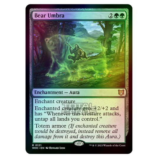 Magic The Gathering - Wilds of Eldraine - Commander - Bear Umbra - 0121 (Foil)