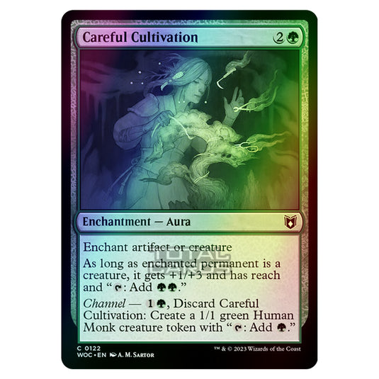 Magic The Gathering - Wilds of Eldraine - Commander - Careful Cultivation - 0122 (Foil)