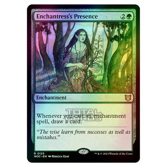 Magic The Gathering - Wilds of Eldraine - Commander - Enchantress's Presence - 0125 (Foil)