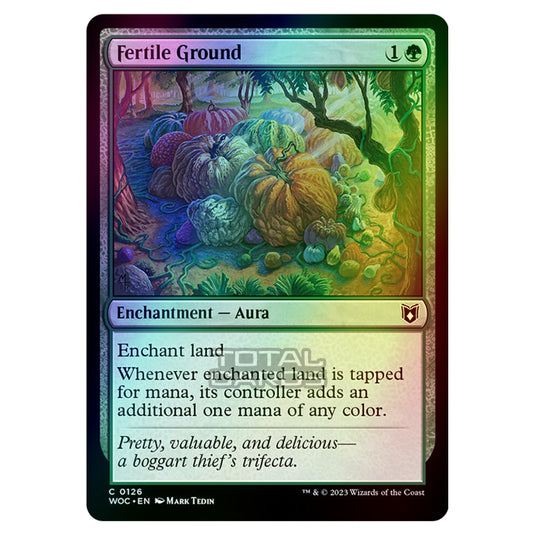 Magic The Gathering - Wilds of Eldraine - Commander - Fertile Ground - 0126 (Foil)
