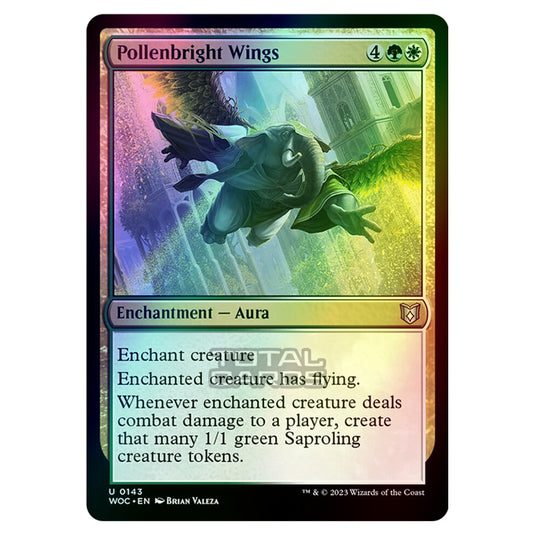 Magic The Gathering - Wilds of Eldraine - Commander - Pollenbright Wings - 0143 (Foil)