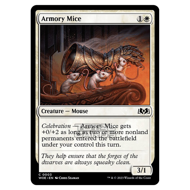 Magic The Gathering - Wilds of Eldraine - Armory Mice - 003 Magic The Gathering - Wilds of Eldraine - Armory Mice - 003