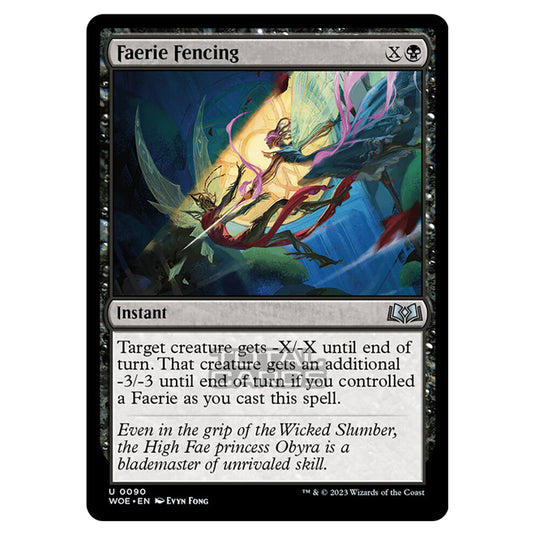 Magic The Gathering - Wilds of Eldraine - Faerie Fencing - 090