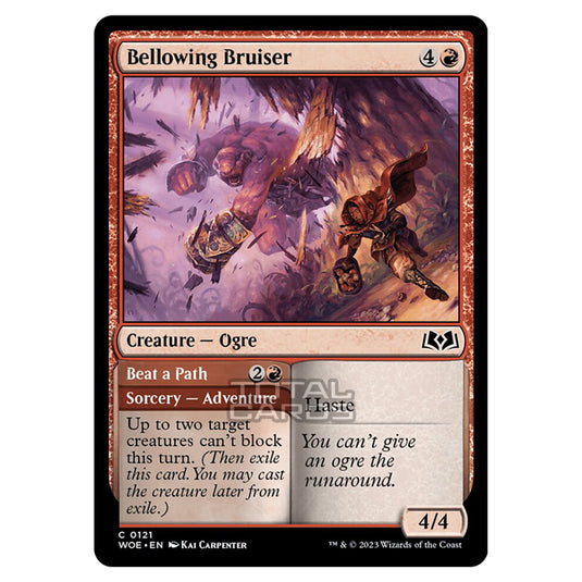 Magic The Gathering - Wilds of Eldraine - Bellowing Bruiser / Beat a Path - 121