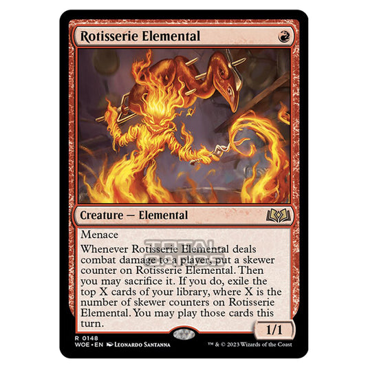 Magic The Gathering - Wilds of Eldraine - Rotisserie Elemental - 148