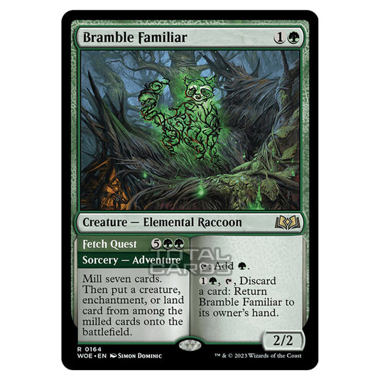 Magic The Gathering - Wilds of Eldraine - Bramble Familiar / Fetch Quest - 164