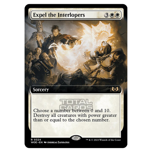 Magic The Gathering - Wilds of Eldraine - Expel the Interlopers (Extended Art Card) - 324