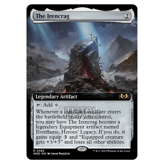 Magic The Gathering - Wilds of Eldraine - The Irencrag (Extended Art Card) - 368
