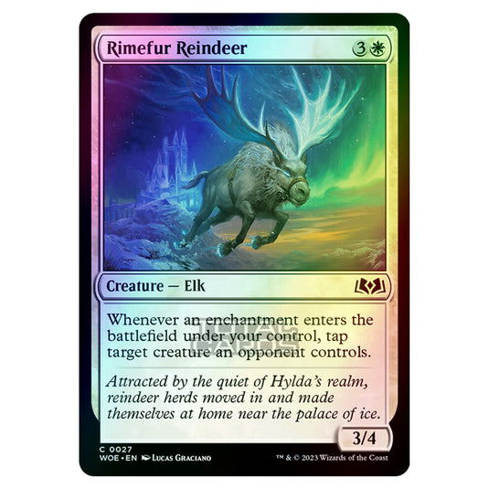 Magic The Gathering - Wilds of Eldraine - Rimefur Reindeer - 027 (Foil)