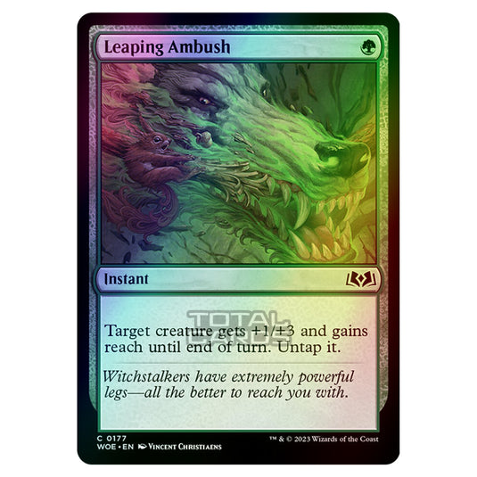 Magic The Gathering - Wilds of Eldraine - Leaping Ambush - 177 (Foil)